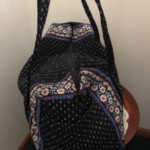 Like new Vera Bradley overnight duffel bag.